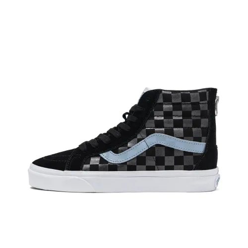 VANS SK8 Износостойкий и Легкий Высокий Топ Скейтборд Кроссовки Унисекс Черный