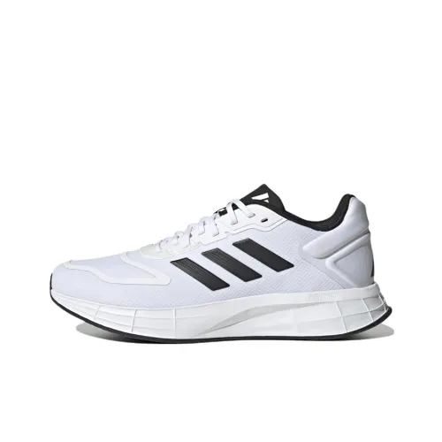 Adidas Duramo 10 Slip Устойчивый к истиранию Легкий Низкий Топ Тренировочные Беговые кроссовки Мужские Белый Черный