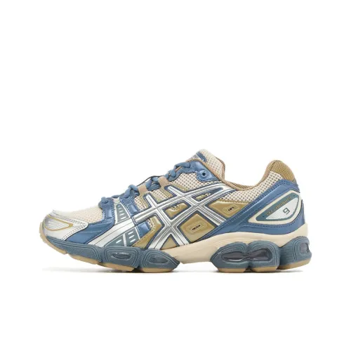 Asics Gel Nimbus 9 Low Топ Casual Мужской Бежевый Синий