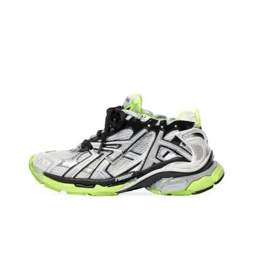 Balenciaga Runner Low Топ Толстая подошва Кроссовки Мужские Белый Черный Желтый