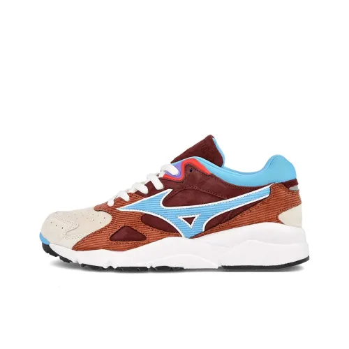 Mizuno Azure противоскользящий устойчивый к истиранию дышащий низкий топ повседневная обувь мужская коричневый белый синий