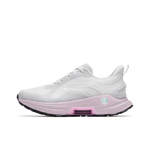 ANTA Gen 3,0 Slip Устойчивый к истиранию Дышащий Низкий Топ Беговые кроссовки Женские Серый Розовый