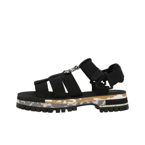Chloe Nikie One Strap Sandals Women's Black Члои Никие वन Страп Сандалы Женские Черные