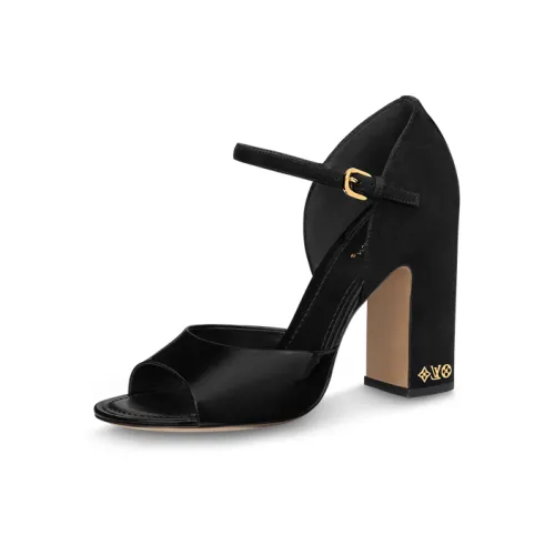 LOUIS VUITTON Donna One Ремень Сандалии Женские Черный