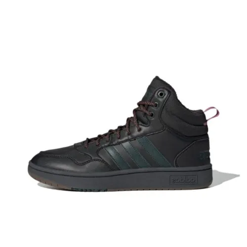 Adidas Neo Hoops 3,0 Slip-Resistant Abrasion-Resistant Легкий MID Скейтбординг Кроссовки Мужские Черные