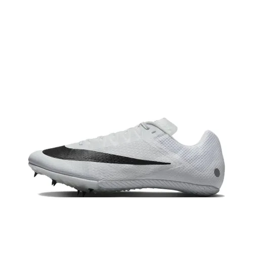 Nike Zoom Rival Slip Resistant Abrasion Resistant Низкий Топ Тренировочные Беговые кроссовки Унисекс Серый Черный