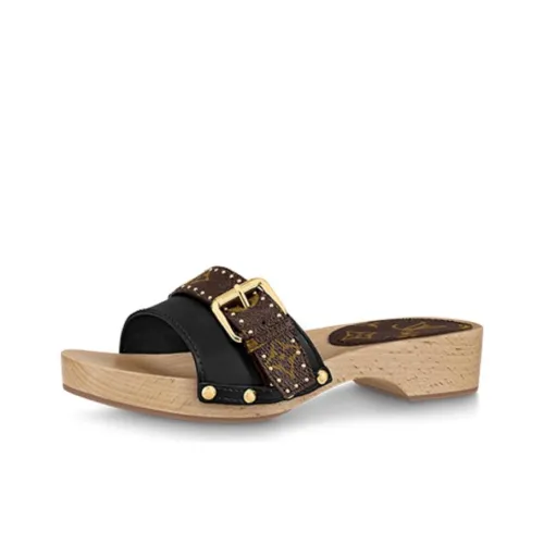 LOUIS VUITTON Cottage Слипоны Женские Черный