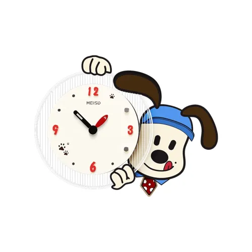 Meishida Механизм с плавным ходом секундной стрелки Унисекс Настенные часы Бежевый