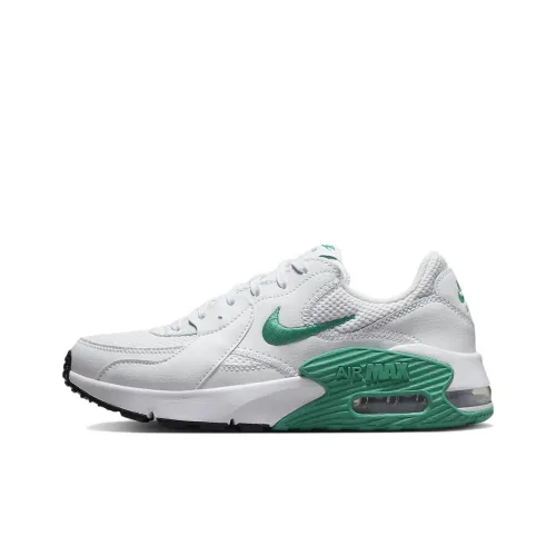 Nike Air Max Excee Low Топ Спортивная повседневная обувь Женская Зеленая Белая