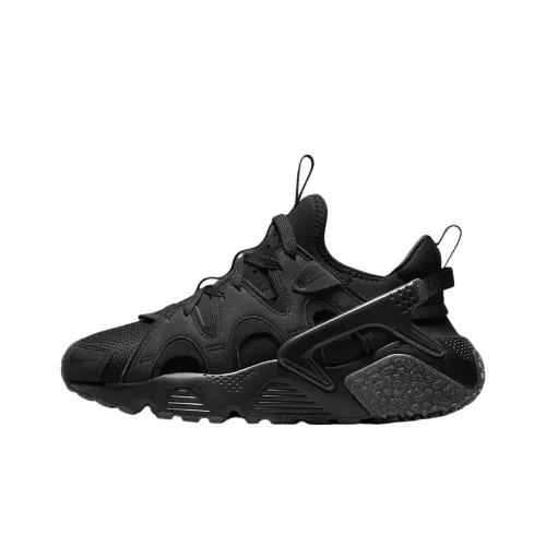 Nike Air Huarache Шокабойеры Противоскользящие Устойчивые к истиранию Низкий Топ Беговые кроссовки Мужские Черные