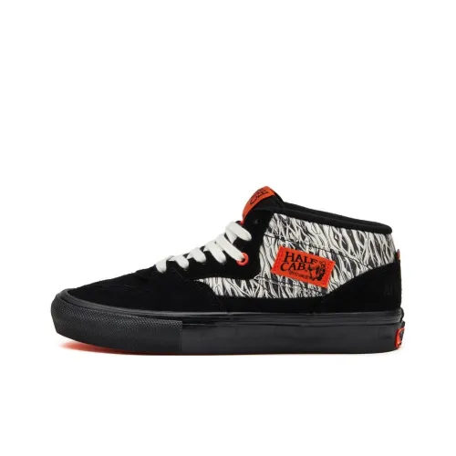Victoria x Vans Half Cab MID Топ Скейтборд Кроссовки Унисекс Черный