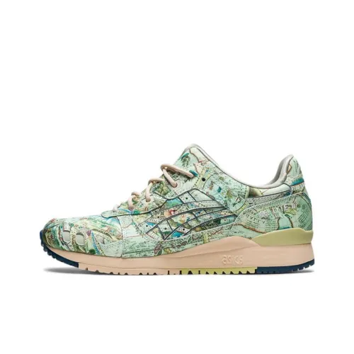 Asics Gel Lyte 3 OG Устойчивый к истиранию Дышащий Низкий Топ Casual Мужской Зеленый Синий