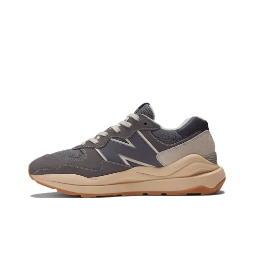 New Balance NB 57 40 Износостойкий и Легкий Низкий Топ Повседневная Беговая Обувь Мужская Серый Коричневый