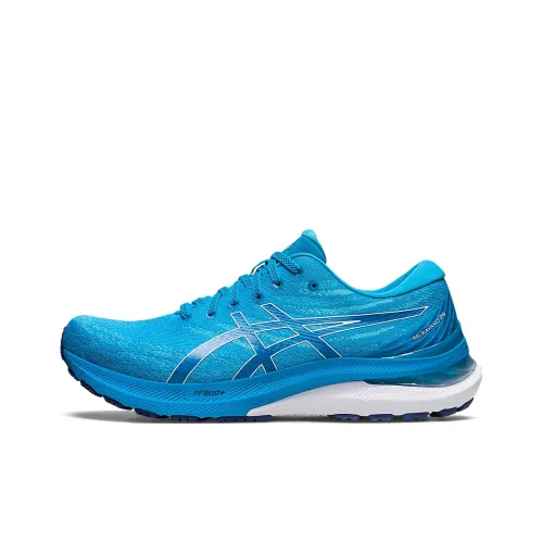 Asics Gel KAYANO 29 Устойчивый к истиранию Дышащий Низкий Топ Марафон Беговые кроссовки Мужские Синий Белый