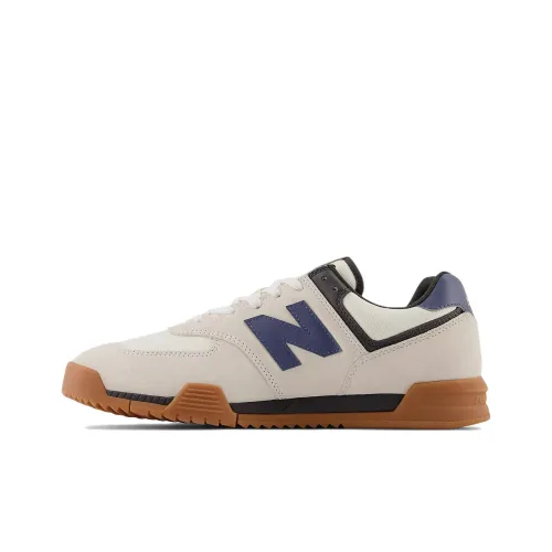 New Balance NB 574 Series Low Топ Скейтборд Кроссовки Мужские Белые Синие