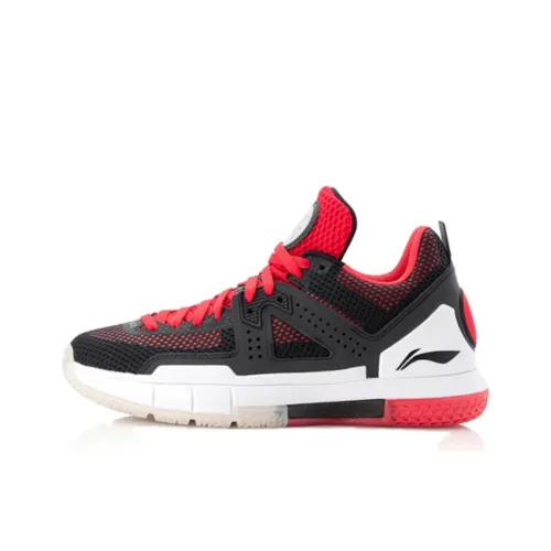 Подкладка WOW 5 Anti-slip Легкий Низкий Топ Баскетбольные Кроссовки Мужские Черный Красный Белый