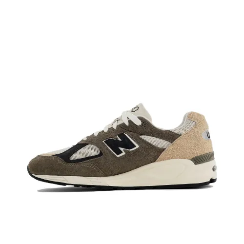 New Balance NB 990 V2 Low Топ Повседневный Городской Коммутирование Беговые кроссовки Унисекс Серый Коричневый