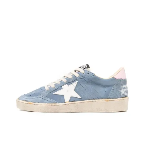 Golden Goose Ball Star Стильные Скейтбординги Женские Синие и Розовые Потертые
