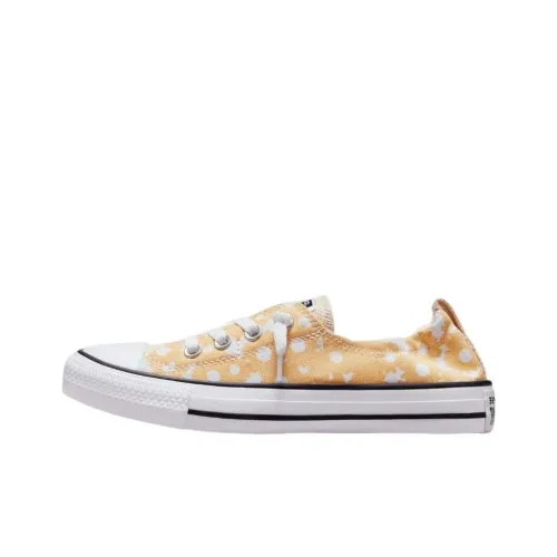 Converse Chuck Taylor All Star Slip On DE Lona Low Top Кеды Женские Желтый Белый