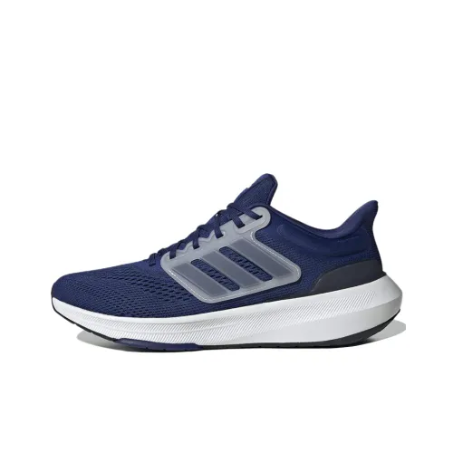 Adidas ULT Шокаблоки Противоскользящие Устойчивые к истиранию Низкий Топ Беговые кроссовки Мужские Синий Белый