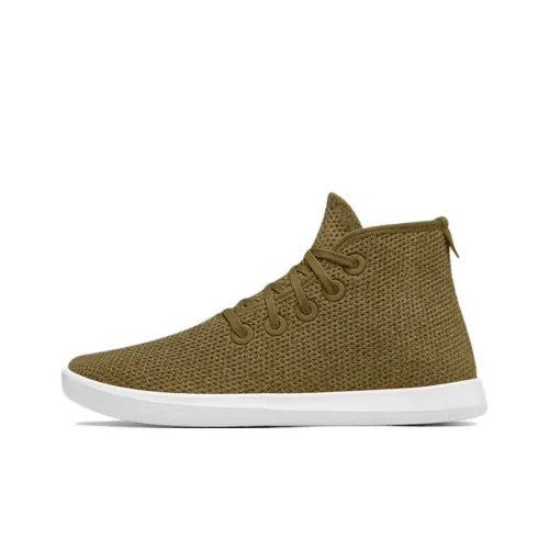 Allbirds Tree Toppers Slip-resistant Abrasion-resistant High Top Skateboard Shoes Women's African Lawn Green Allbirds Tree Toppers Slip-resistant Abrasion-resistant Высокие кеды для скейтбординга Женские African Grass Green