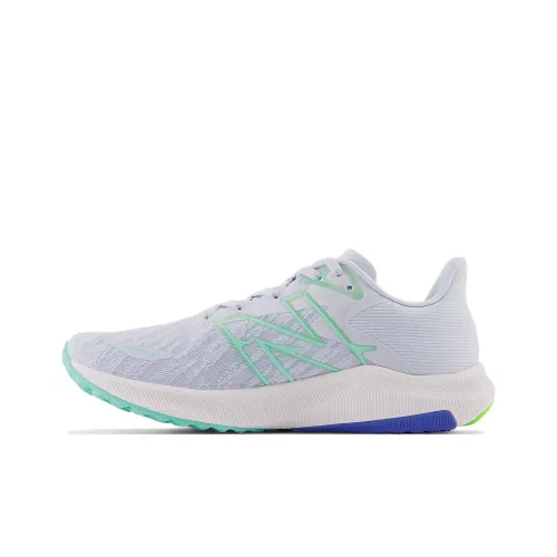 New Balance NB FuelCell Propel V3 Дышащий и Легкий Низкий Топ Беговые кроссовки Женские Белый Серый Зеленый