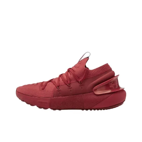 Under Armour HOVR Phantom 3 Low Топ Беговые кроссовки Мужской Sahasrara Красный