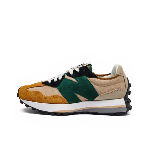 New Balance NB 327 Low Топ Повседневные Беговые Кроссовки Унисекс Коричневый Зеленый