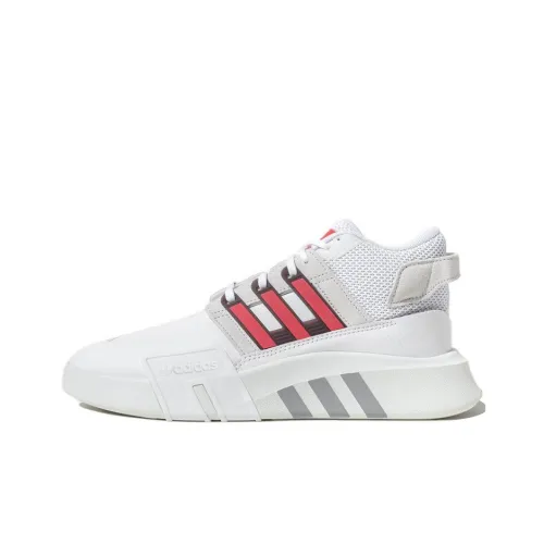 Adidas Originals Eqt Bask Adv Slip Resistant Abrasion Resistant MID Топ Повседневная обувь Унисекс Белый Красный Черный