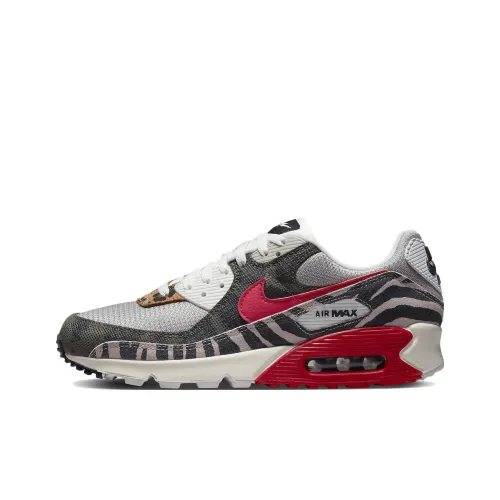 Nike Air Max 90 Low Топ Повседневная обувь Мужская Черный Белый