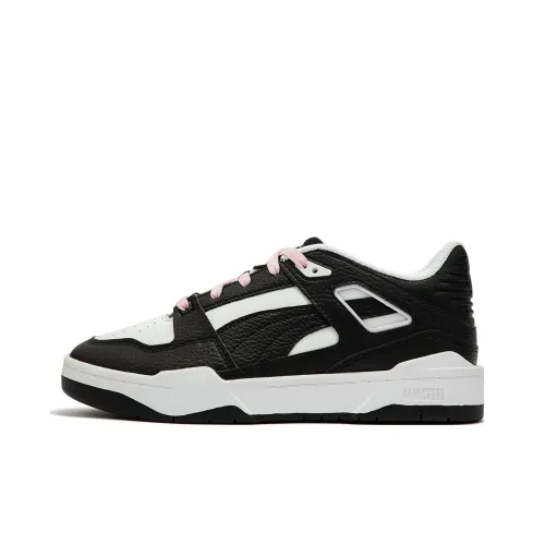 PUMA Slipstream Inver Low Топ Скейтборд Кроссовки Женские Черный Белый Розовый