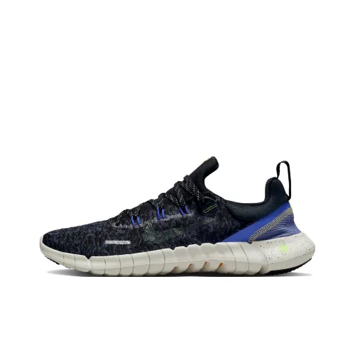 Nike Free Rn 5,0 Амортизаторы Устойчивые к истиранию Низкий Топ Повседневные Беговые кроссовки Мужские Черные