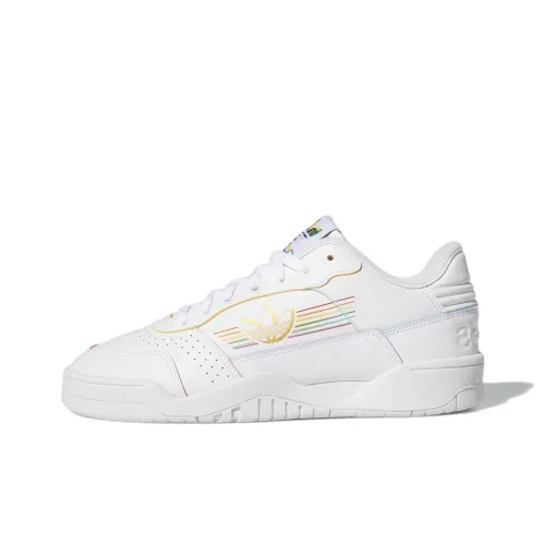 Adidas Originals CARRERA Low Pride Покрытие Low Топ Скейтборд Кроссовки Унисекс Белый