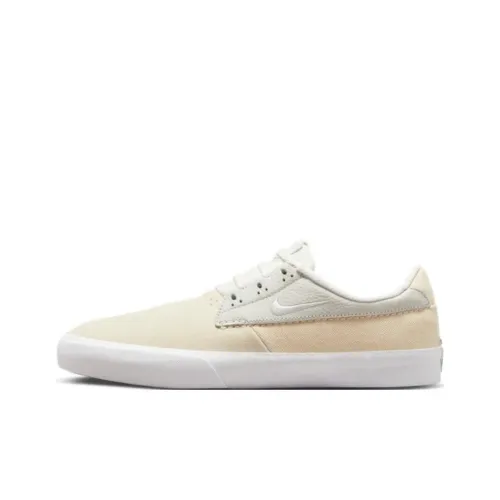 Nike SB Shane Prm Slip Resistant Abrasion Resistant Low Top Скейтборд Кроссовки Унисекс Белый