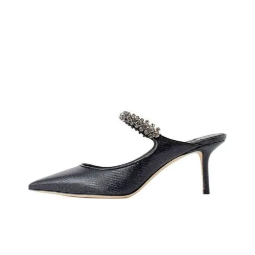 Jimmy Choo Bing Домашние тапочки Женские Черный