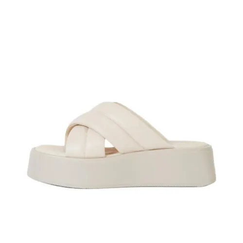 VAGABOND SHOEMAKERS Slip-resistant Slippers Women's Ecru VAGABOND SHOEMAKERS Противоскользящие слипоны Женские Экрю