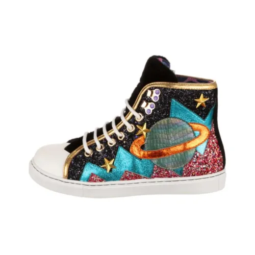 IRREGULAR CHOICE Скейтборд Кроссовки High Топ Черные Унисекс