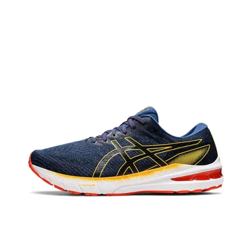 Asics GT 2000 10 Low Топ Беговые кроссовки Синий Желтый Красный