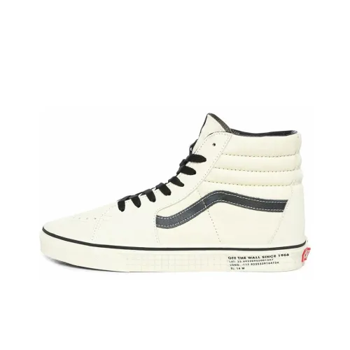 VANS SK8 High Топ Скейтборд Кроссовки Унисекс Белый Буква