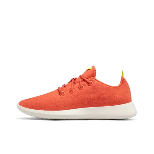 Allbirds Wool Runner Slip-Resistant и Breathable Low Top Спортивная Повседневная Обувь Женская Orange