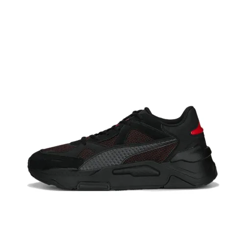 PUMA Scuderia Ferrari Металл Энергия RS Simul8 Low Топ Спортивная повседневная обувь Черный