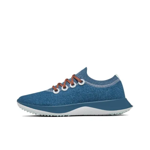 Allbirds Wool Dasher Slip-Resistant Low Top Беговые кроссовки Мужские Glacier Blue