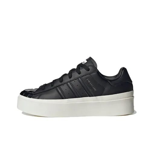 Adidas Originals SUPERSTAR SST Bonega Low Скейтборд Кроссовки Унисекс Черный Белый