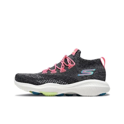 Skechers GO WALK Series Revolution Ultra Низкий Топ Спортивная Повседневная Обувь Женская Черный Розовый