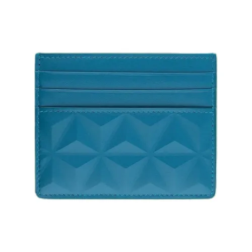 S. T.DUPONT Зернистая кожа коровы Картхолдер Женский Масляный Синий