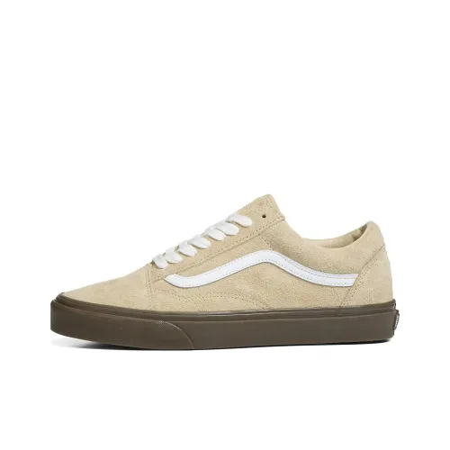 VANS Old Skool Collection Hairy Low Топ Скейтборд Кроссовки Унисекс Бежевый Коричневый