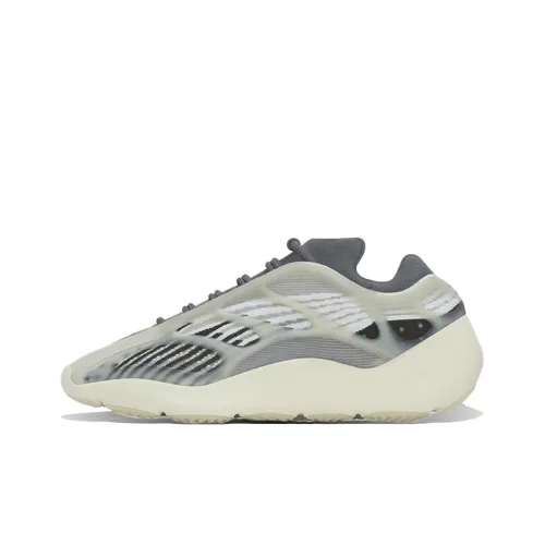 Adidas Originals Yeezy Boost 700 Черный Белый 'Fade SALT' Низкий Топ Толстая Подошва Кроссовки Унисекс Серый