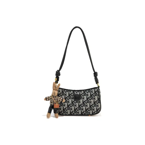 CLEVER KETCH Вышивка Седло Сумка Сумка через плечо Сумка Женская Черная Коричневая