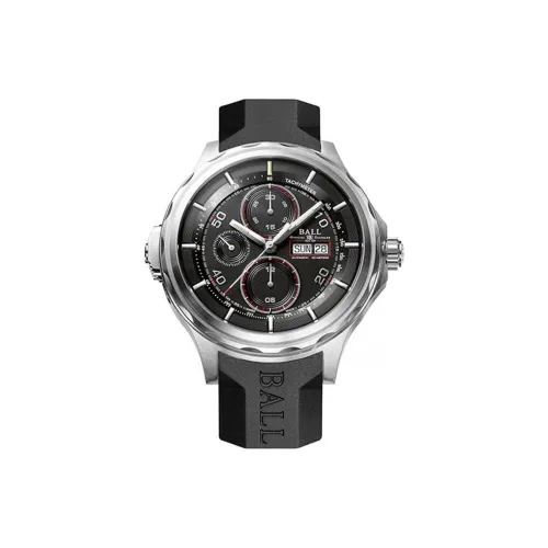 Шар Engineer General II Collection Автоматический Механический Механизм Мужские Часы Часы 47,6 мм Черный Циферблат