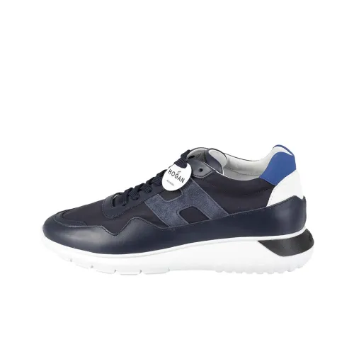 HOGAN Interactive³ Устойчивый к истиранию Низкий Топ Повседневная обувь Мужская Синяя